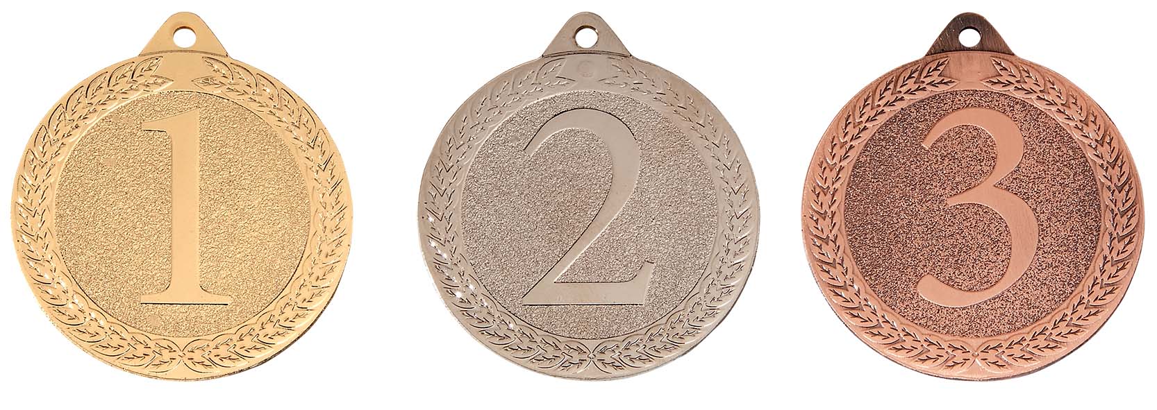M225 Medaille goud-zilver-brons Ø 50 mm compleet 